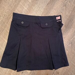 EUC Navy Skirt with Pink Trim